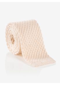 Cinque Stropdas met stijlvolle mazenstructuur (1 stuk) heren stropdassen beige