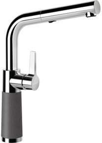 Schock Keukenkraan SC-540 SB uitschuifbaar, straal-douche, terugstroombegrenzer, draaibereik 120&deg; keukenkranen maat - grijs
