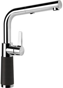 Schock Keukenkraan SC-540 SB uitschuifbaar, straal-douche, terugstroombegrenzer, draaibereik 120&deg; keukenkranen maat - zwart