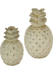I.GE.A. Decoratief figuur Hoogte 20 en 25 cm (set van 2) beelden & sculpturen wit