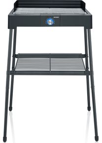 Severin Staande barbecue PG 8566 Elektrische grill met grillrooster, als staande- of tafelgrill bruikbaar barbecue grills zwart