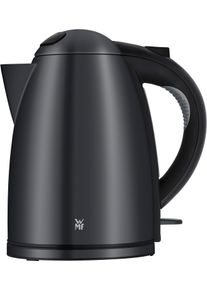 WMF Waterkoker Stelio Deep Black, 1,7 l, Cromargan, verlichte waterniveau-indicator, 2400 Watt waterkokers zwart