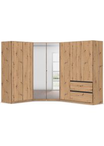Rauch Kastenset Kledingkast kast garderobe waskast COSTA met spiegel veel ruimte, greeploze front en push-to-open functie made in germany