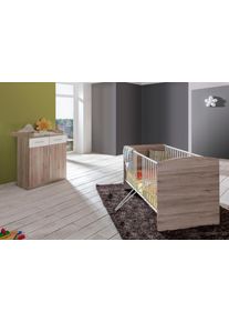 wimex Babymeubelset Joker Bed + commode (voordeelset, 2-delig) ledikanten + commodesets beige