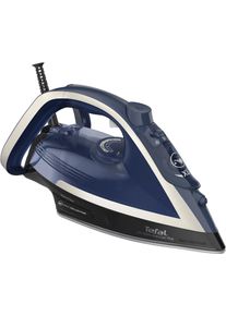 Tefal Stoomstrijkijzer Ultragliss Plus FV6846, 2800 Watt, afneembare kalkcollector, stoomstrijkijzers blauw