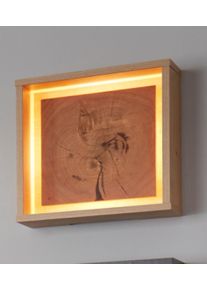 VOGL M&ouml;belfabrik Wandlamp met frame wandlampen bruin
