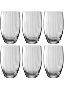 Leonardo Longdrinkglas Poesia 460 ml(set, 6-delig) glazen grijs