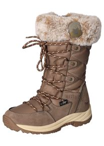 Mustang Shoes Winterlaarzen snowboots, lace-up boots in tex-uitvoering meisjes winterlaarzen maat 28 bruin