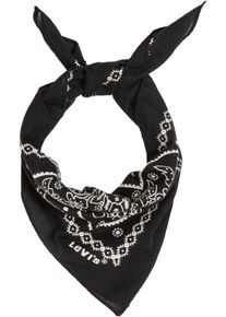 Levi's Levi's Bandana Uniseks Paisley-nickysjaaltje heren sjaals zwart