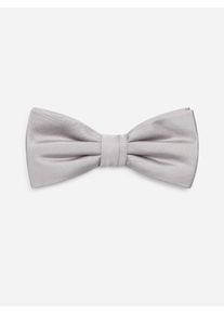 MONTI Vlinderdasje FREDERICO van zuiver zijde - edele look & feestelijke elegantie heren stropdassen zilver(kleur)