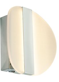 N&auml;ve n&auml;ve Led-wandlamp Denver incl. led 2835 totaal 6w 3000k, 470lm,kleur: gesatineerd chroom (1 stuk) wandlampen zilver(kleur)
