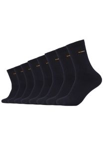 Camano Sportsokken Function met versterkt zoolgebied (set, 8 paar) jongens sportsokken maat 35-38 zwart