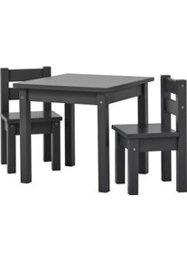 Hoppekids Kinderzithoek MADS kinderzithoek in vele kleuren, met twee stoelen (set, 3-delig) bankjes & fauteuils grijs
