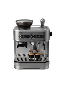 Philips Espressomachine PSA3218/01 Barista Brew, halfautomatisch, met 250-g-Bonenreservoir espressomachines zilver(kleur)