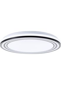 BRELIGHT Led-wandlamp Kobana D 49 cm, 3800 lm, 3000-6500 K, dimbaar, CCT, zwart/wit wandlampen maat -