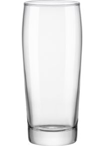 Van Well Bierglas Willybecher 0,4 l, gekalibreerd, vaatwasmachinebestendig, horeca kwaliteit, 12-delig. (set, 12-delig) glazen wit