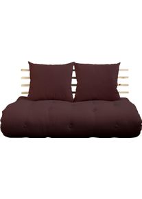 KARUP Slaapbank Shinsano bruin, slaapbanken, 140 cm