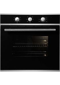 Hanseatic Inbouwoven 65M40M1-E1131A Lichte vervuilingen worden verwijderd met behulp van stoom inbouwovens zwart