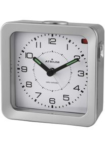 Atrium Radiografische wekker A660-19 Kwartswekker, slaapkamer, snooze, lichtwijzers wekkers zilver(kleur)