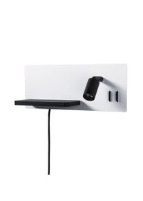Paulmann Led-wandlamp Serra 2700K 650lm / 200lm 230V 5,5 / 1x2,6W (1 stuk) wandlampen wit