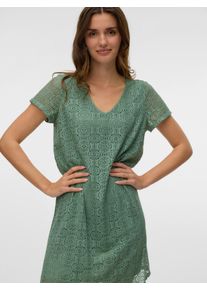 Véro Moda Vero Moda Mini-jurk VMMAYA SS V NECK SHORT DRESS JRS VO dames jurken maat S groen