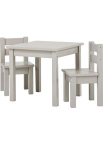 Hoppekids Kinderzithoek MADS kinderzithoek in vele kleuren, met twee stoelen (set, 3-delig) bankjes & fauteuils grijs