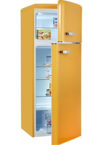 Amica Koel-vriescombinatie KGC 15636 P koelkasten geel