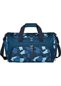 neoxx Sporttas Move, Camo Nation gedeeltelijk van gerecycled materiaal kinderen sporttassen blauw