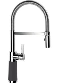 Schock Keukenkraan SC-550 Feestuitloop, straal-douche, terugstroombegrenzer, draaibereik 150&deg; keukenkranen grijs