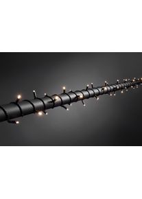 Konstsmide Led-lichtsnoer Micro-leds, dubbel ge&iuml;soleerd/bekleed, 120 warmwitte dioden (1 stuk) kerstboomverlichting zwart