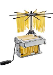 Gefu Pastamachine Pasta Perfetta 3 soorten pasta, 10 droogarmen pastamachines zilver(kleur)