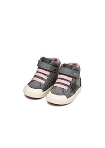 Geox Babyschoentjes B GISLI GIRL Boots met elastiek en klittenband, maatsjabloon om te downloaden meisjes meisjes maat 26 grijs