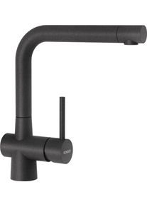 Schock Keukenkraan LAIOS FA Feestuitloop, fluisterperlator, draaibereik 360&deg; keukenkranen maat - grijs