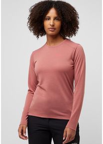 Jack Wolfskin Shirt met lange mouwen VONNAN LS T W meisjes shirts maat S (36) rood