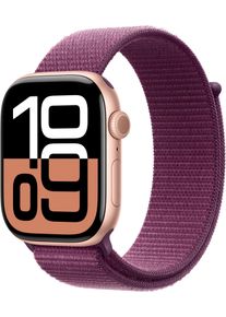 Apple Smartwatch Watch Series 10 Aluminium unisex horloges goud(kleur)