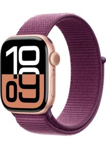 Apple Smartwatch Watch Series 10 Aluminium unisex horloges goud(kleur)