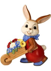 Goebel Paashaas Zo mooi is de Lente Verzamelfiguur, konijn jongen met kruiwagen en bloemen (1 stuk) beelden & sculpturen multicolor