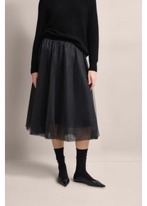 Bugatti Jerseyrok met elastische manchetten dames rokken maat 38 zwart