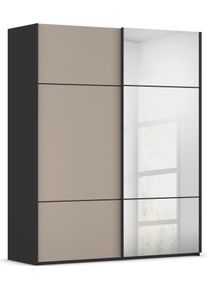 Rauch Schuifdeurkast Kledingkast kast garderobe slaapkamerkast SCALE-TRIO edel drievoudig front met 2 sierlijsten spiegel/glas made in germany