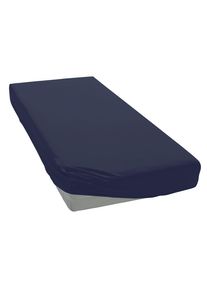 my home Hoeslaken Physalis Katoen, matrassen tot 18 cm hoogte, laken, hoeslaken, laken hoeslakens blauw