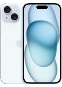Apple Smartphone iPhone 15, 128 GB telefonie blauw