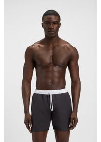 BOSS Zwemshort Starfish met contraststrepen heren zwembroeken maat S (48) grijs