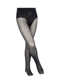 Falke Panty Romantic Dot voor kinderen en tieners, matte uitstraling, gestippeld, zachte boord meisjes maillots & leggings maat 152/164 zwart