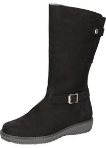 Waldläufer Waldläufer Laarzen HOJA Boots, winterlaarzen, comfortschoen, comfortwijdte H = zeer wijd dames elegante laarzen maat 4,5 (37,5) zwart