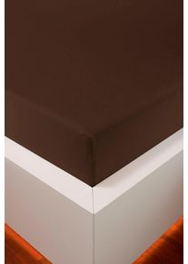 bellana Hoeslaken Jersey-elastaan aqua in mt. 90x200, 140x200 of 180x200 cm van katoen, voor matrassen tot 35 cm hoogte, laken, hoeslaken (1 stuk)