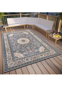 Hanse Home Vloerkleed Kadi In-& Outdoor, Tapijt, Weerbestendig, Balkon, Tuin, Woonkamer, Orient moderne vloerkleden grijs