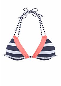 Kangaroos Triangel-bikinitop ANITA verstelbaar top, met uitneembare cups, mix-bikini dames triangelbikini's maat A/B blauw