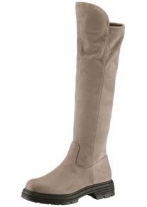 Tamaris Overknee-laarzen hakken, lange laarzen, overknee laarzen, vegan-verwerking dames overknee laarzen maat 37 bruin