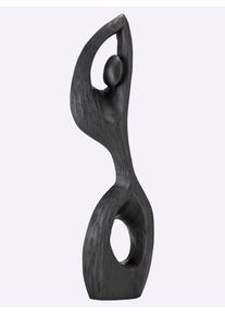 Heine home Decoratief figuur beelden & sculpturen zwart