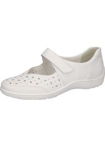 Waldläufer Waldläufer Ballerina's met riempje Henni , comfortabele schoen, lage schoen in comfortabele breedte h (= zeer breed) dames ballerina's met riempje